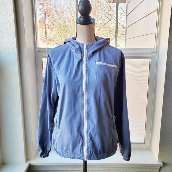 Brandy Melville Jackets & Blazers - John Galt Light Blue Zip Up Jacket | OS